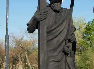 Фигура святого Апостола Павла из архитектурного бетона